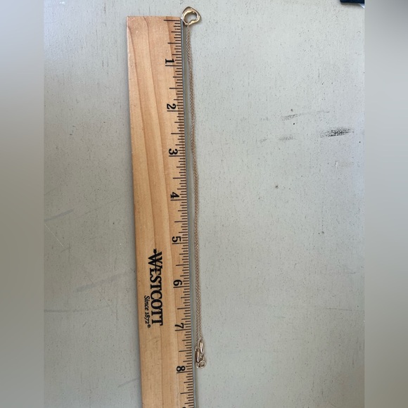 🔴Authentic TIFFANY & CO 18K ROSE GOLD Open Heart Necklace 🔴 - Picture 9 of 13